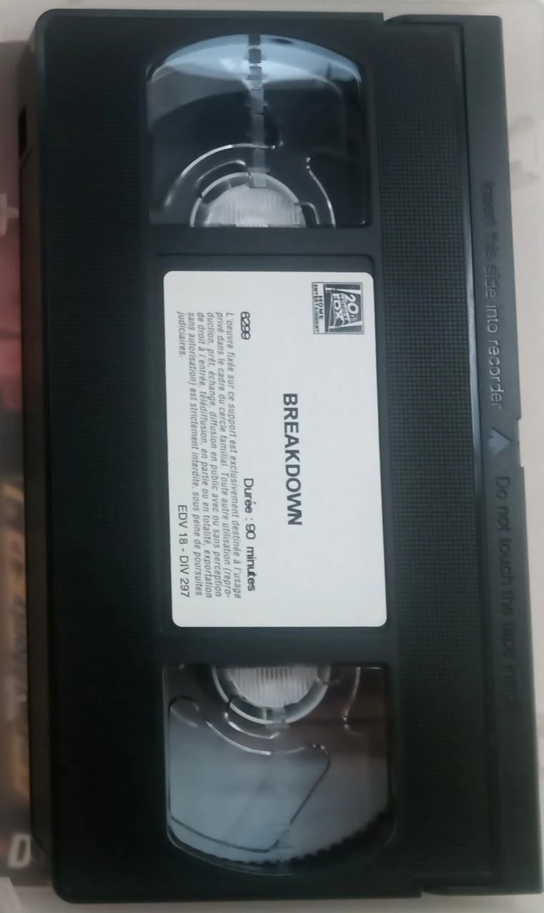 VHS Breakdown – Point of Rupture – Kurt Russell – vintage video cassette – photo 2